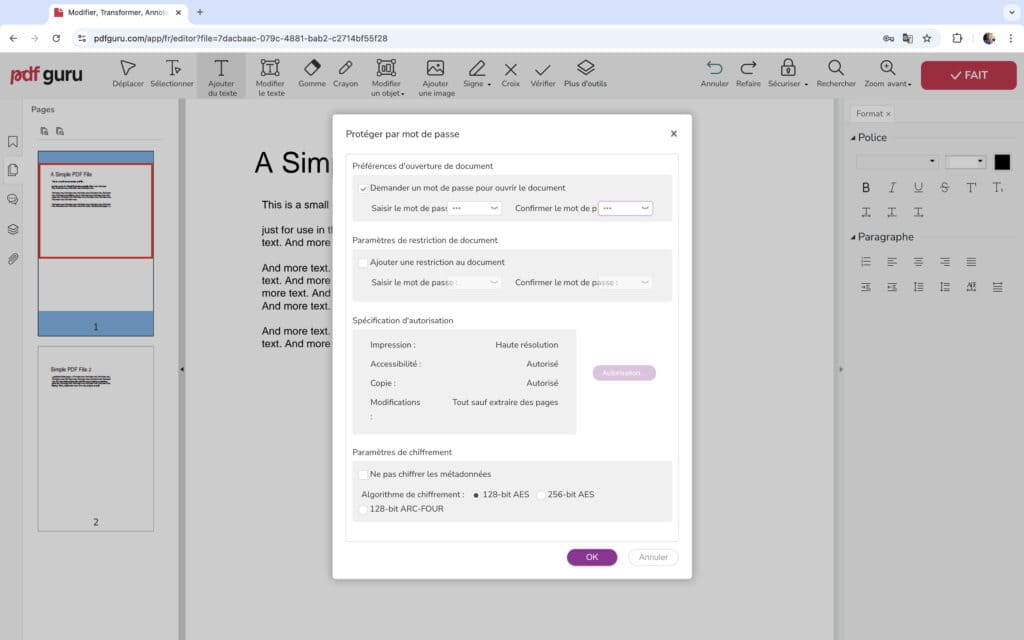 Protéger Le Pdf Par Mot De Passe