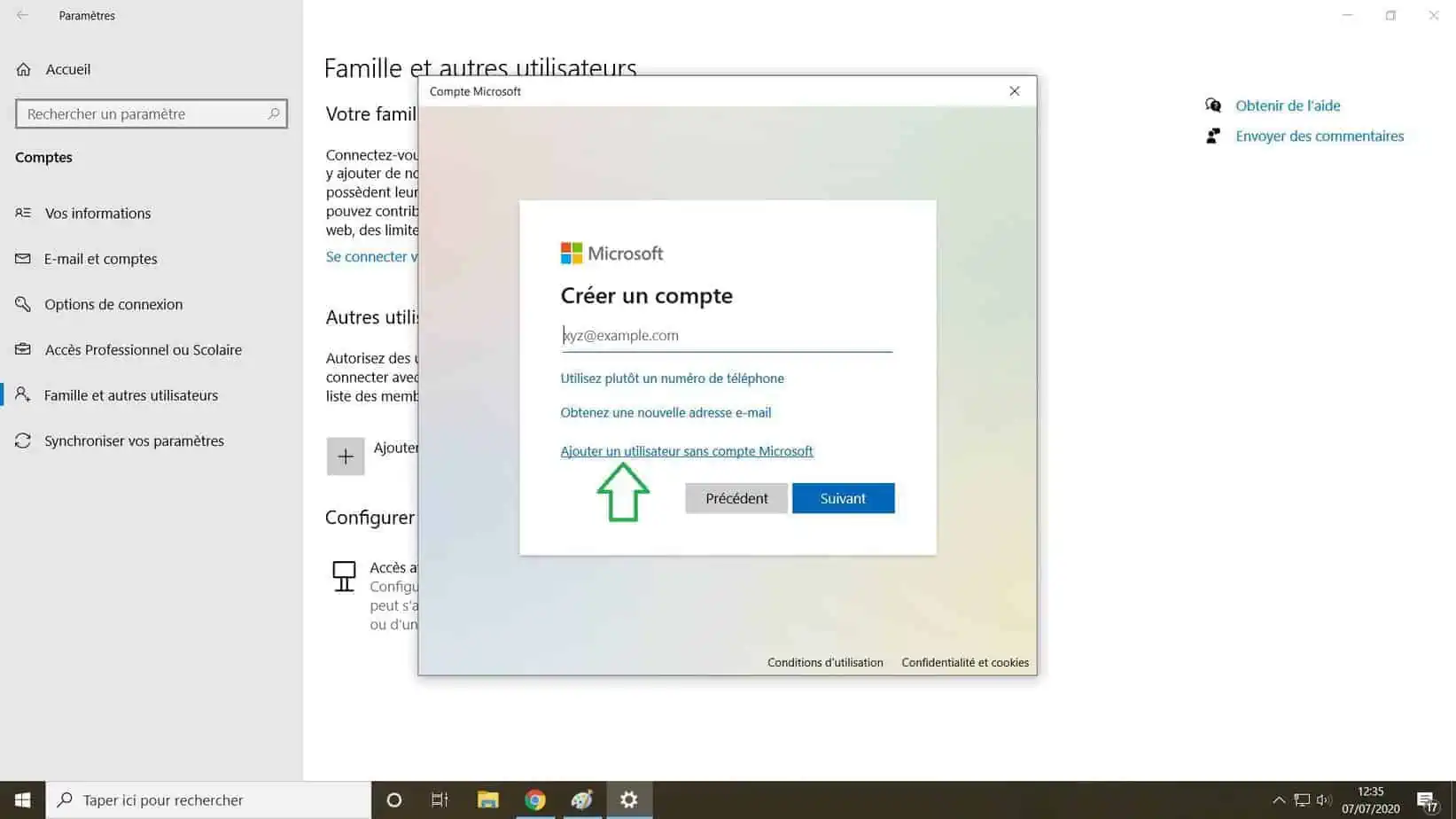 Créer Un Compte Microsoft Windows 10