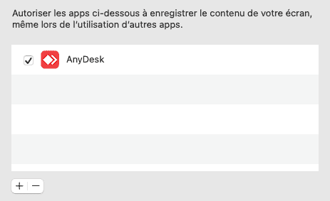 Autoriser Les Apps Ci Dessous Anydesk Mac