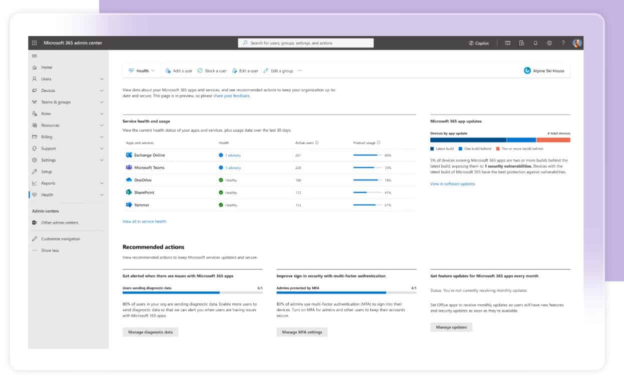 1 Aide En Ligne Configuration Microsoft 365